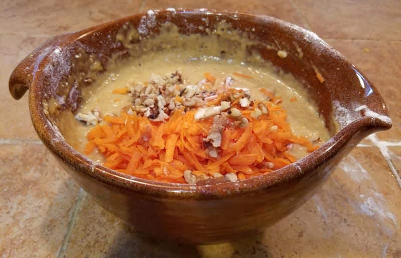 emerson creek pottery batter bowl copper clay carrot cake