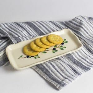 Small Blueberry Frilly Tray Small Blueberry Frilly Tray