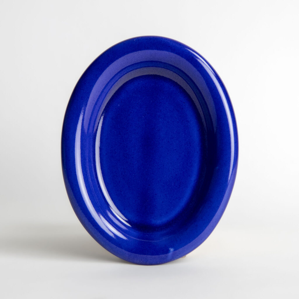 Shortbread and Tea Fall American Blue Soap Dish