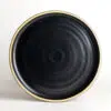 Matte Black Charcoal Brookline Dinner Plate