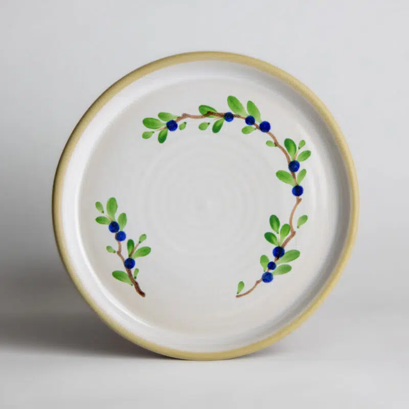 Blueberry Brookline Salad Plate