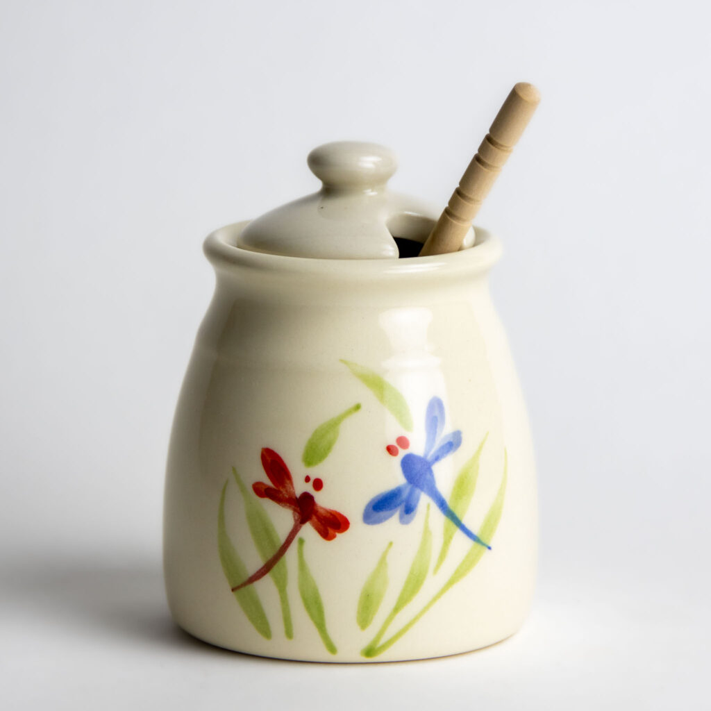 Dragonfly Honey Pot
