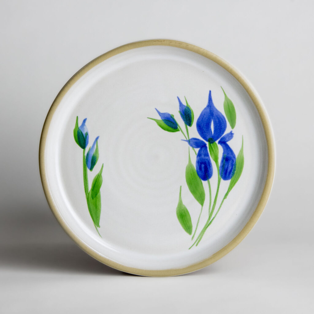 Field of Iris Brookline Salad Plate