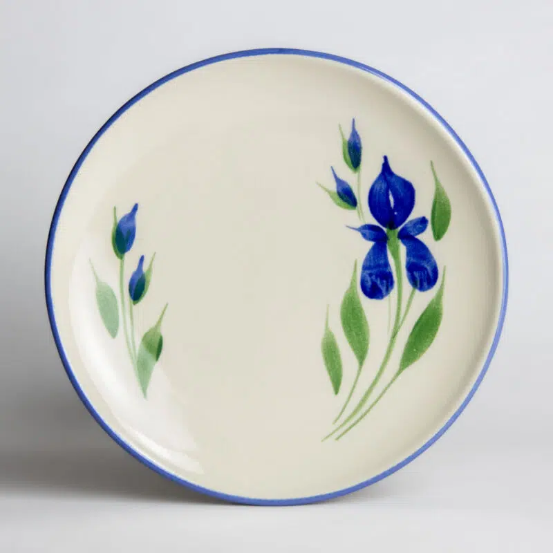 Field of Iris Coupe Dinner Plate