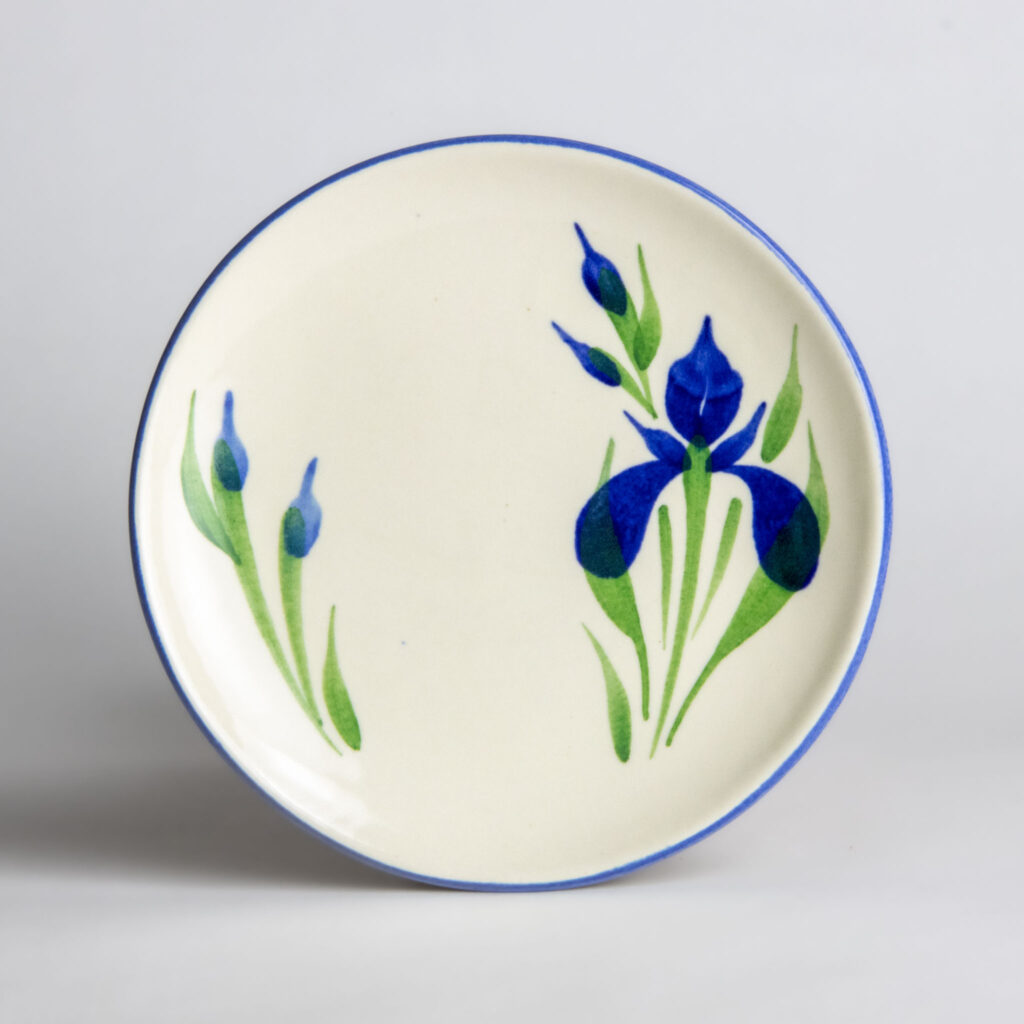 Field of Iris Coupe Salad Plate