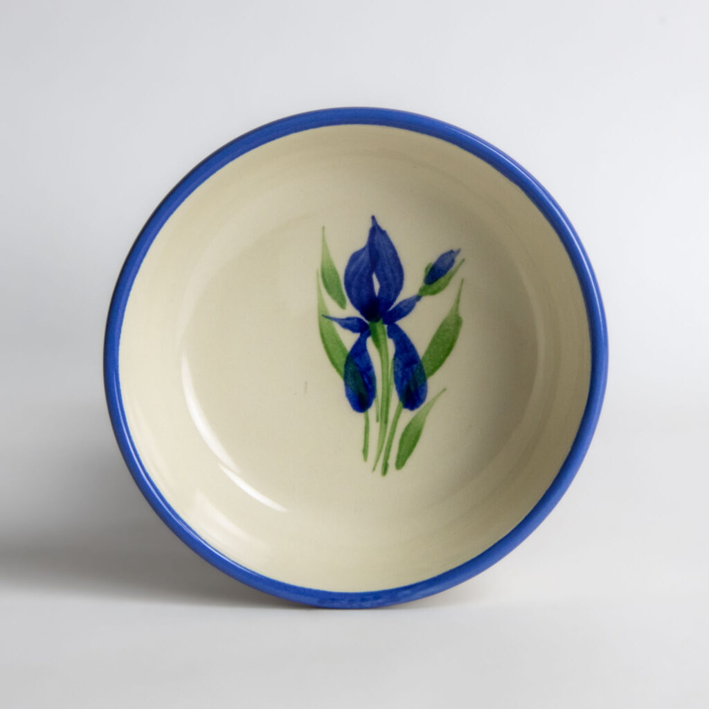 Field of Iris Coupe Soup Bowl