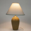Large Go Green Earthware Lamp Backside