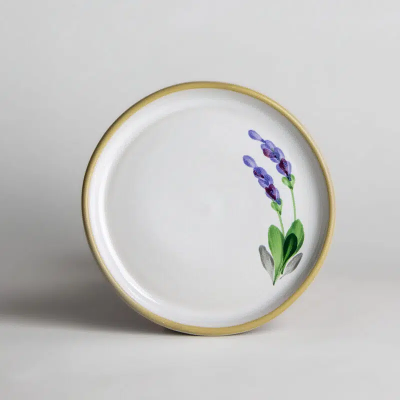 Lavender Brookline Cake Plate