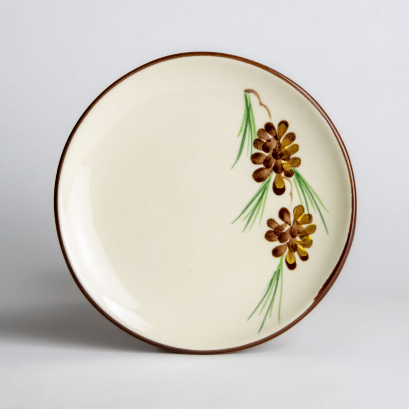 Pinecone Coupe Salad Plate