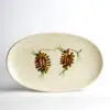 Pinecone Oval Tray