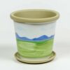 Summer Peaks Flower Pot Back