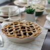 Lavender Frilly Pie Plate