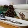 Pinecone Pasta Bowl and Spoon Rest