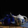 Field of Iris and American Blue Tea Set