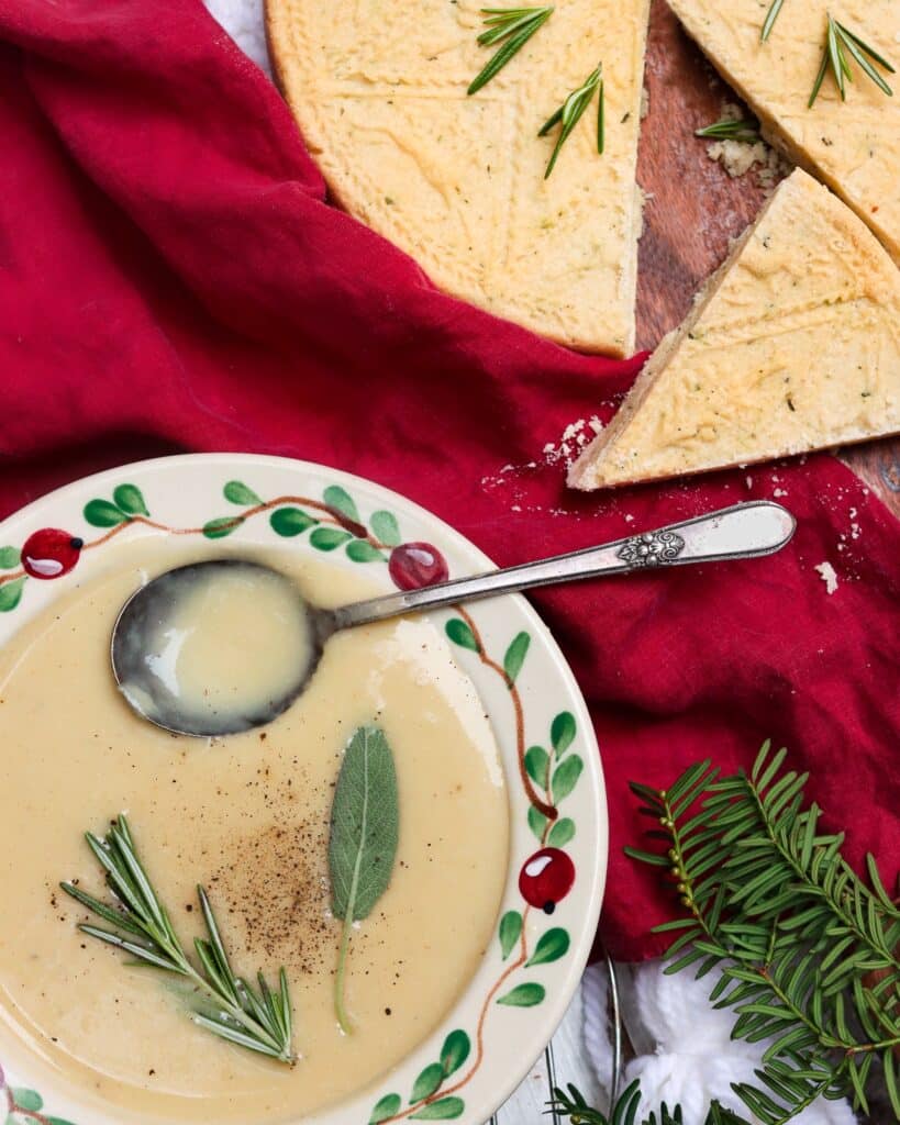 Savoury Shortbread and Soup