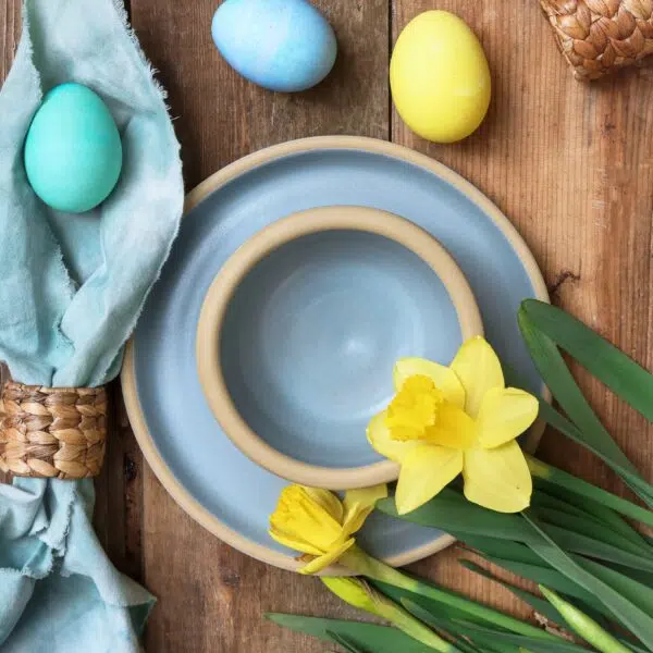 Easter Eggs and Brookline Dinnerware