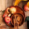 Fall Coupe Stoneware with apples and cinnamon.
