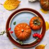 Squash and Gourds on Brookline and Coupe stoneware.