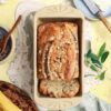 Banana Bread baked in Stoneware Bread Loaf Pan