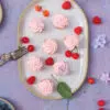 Large Brookline Tray with mini desserts and fruits.