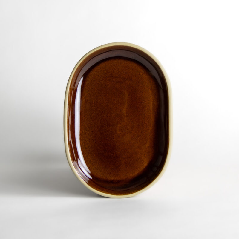 Small Copper Clay Brookline Tray
