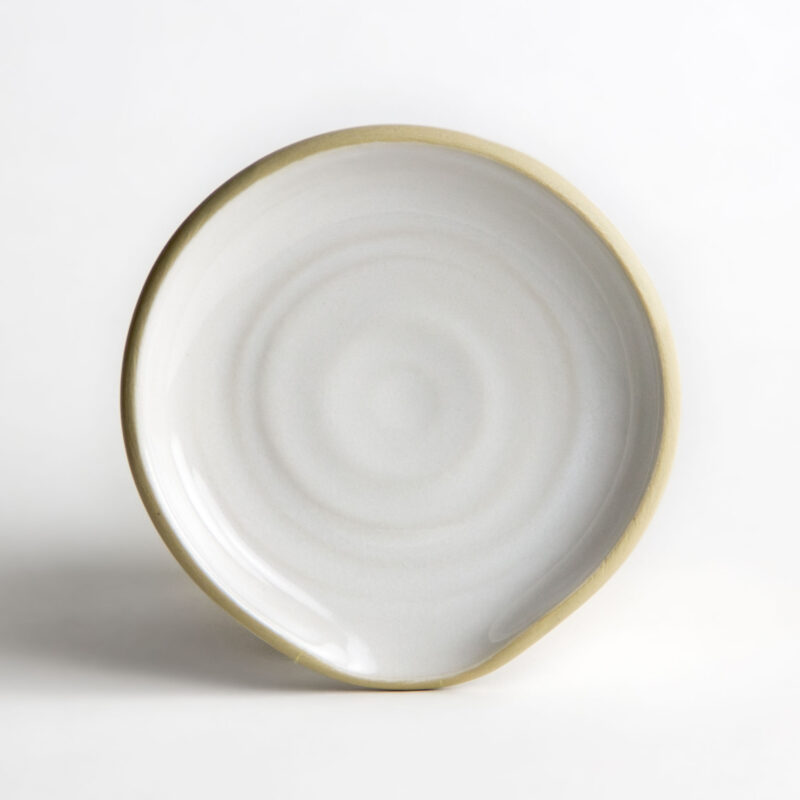 Ivory Stoneware Spoon Rest