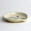 Lavender Stoneware Spoon Rest Side