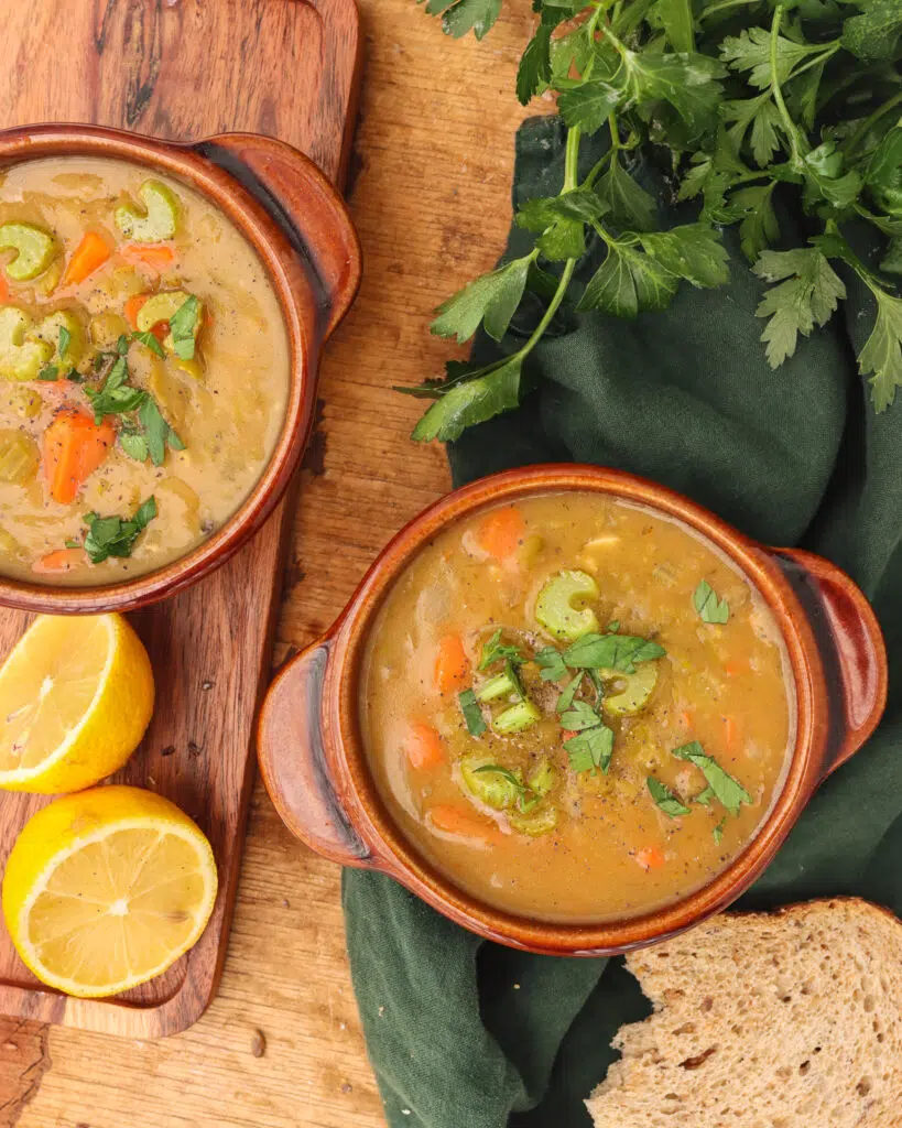 Shortbread and Tea Fall Split Pea Soup 4