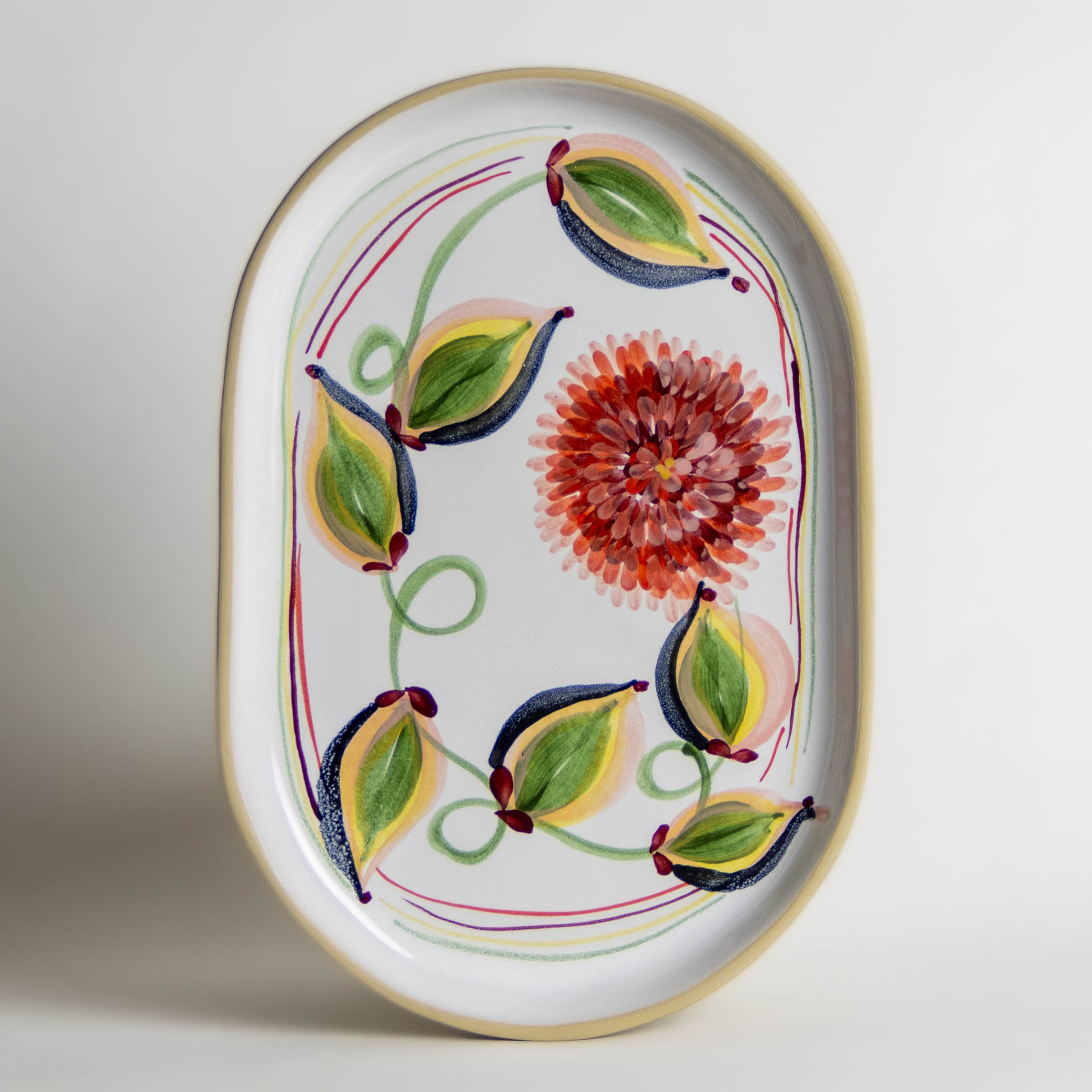 Limited Edition Dahlia Medium Brookline Tray